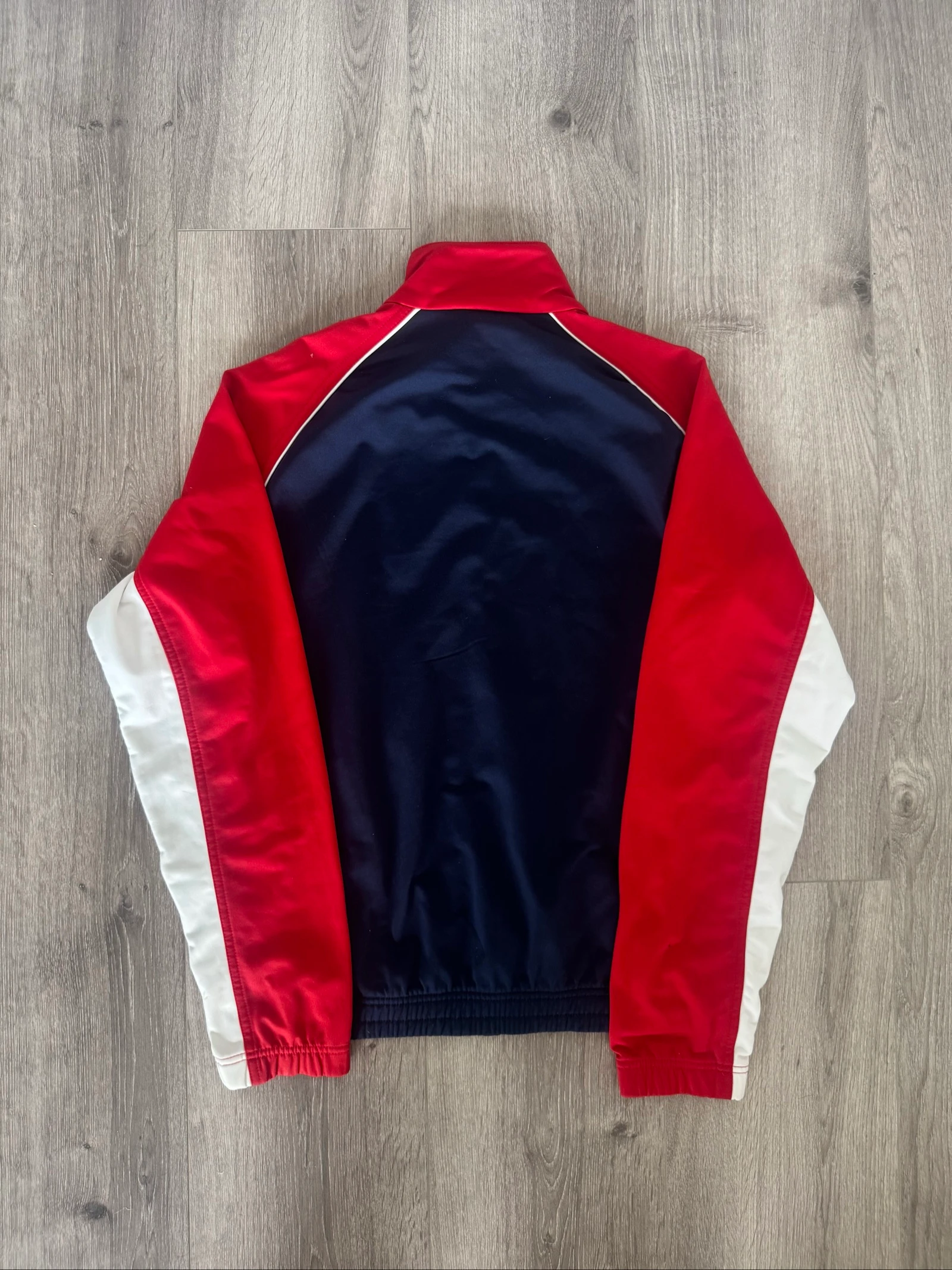 Nike Vintage Track Jacket Full Zip Navy Red White Y2K 00s Streetwear Swoosh M – photo 9